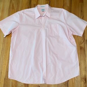L.L. Bean Pink gingham mens shirt XXL